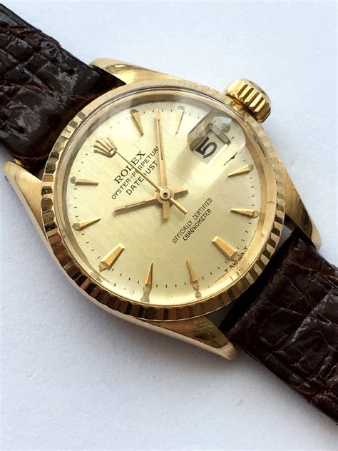 solid gold datejust.